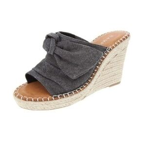 Rampage Women’s Sandals sz 10 Wedge Linen NEW # 101-B